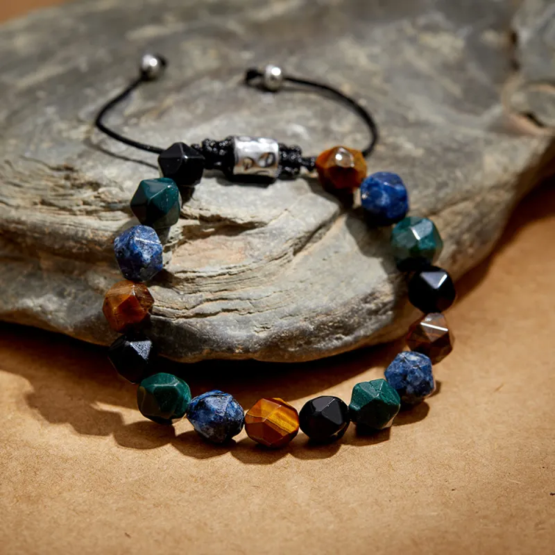 ENFANTIN Tiger's Eye Stone Bracelets Unisex-4