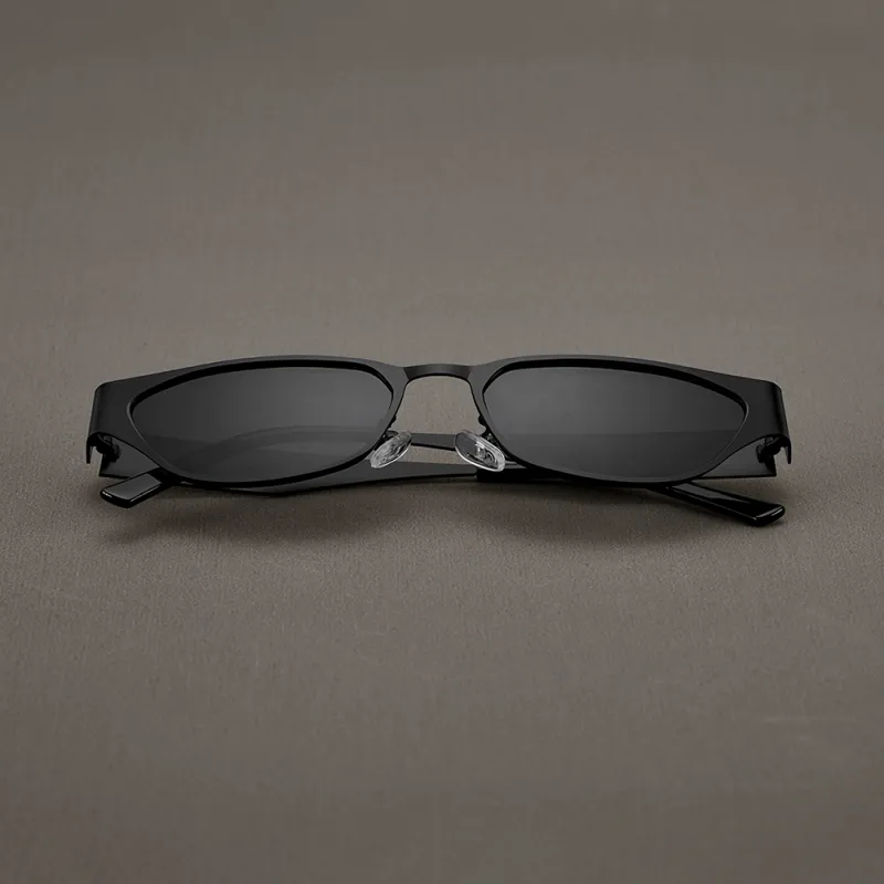 ENFANTIN Metal PC Irregular Shape Sunglasses Unisex-2