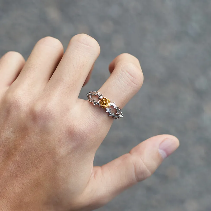ENFANTIN Titanium Steel Rings Unisex-1