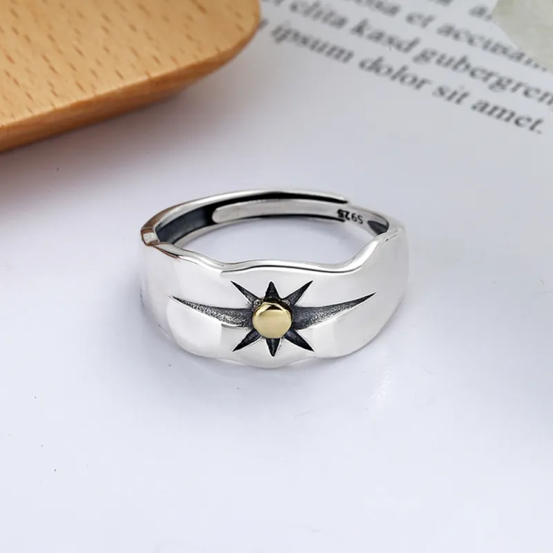 ENFANTIN S925 Silver Rings Unisex-1