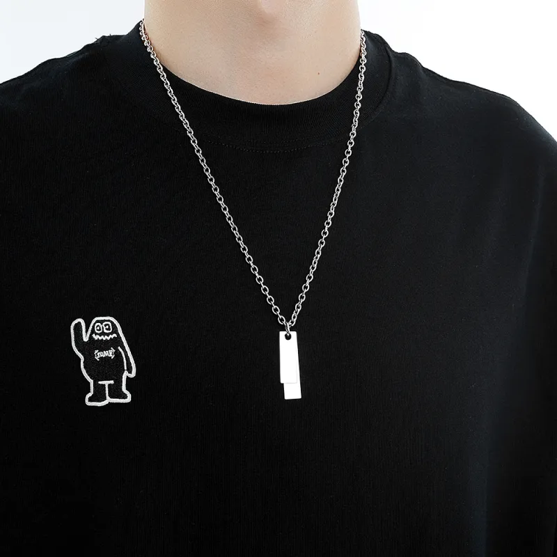 ENFANTIN Titanium Steel Necklaces Unisex-2