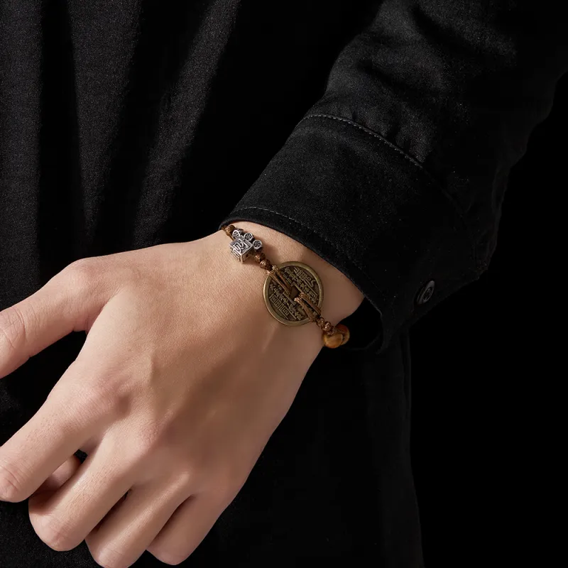 ENFANTIN Alloy, Wooden Bead Bracelets Unisex-4