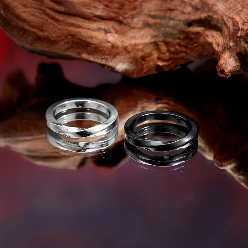 ENFANTIN Stainless Steel Rings Unisex-3