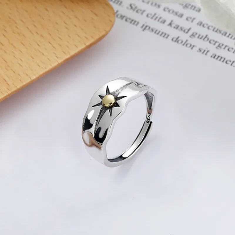 ENFANTIN S925 Silver Rings Unisex-3
