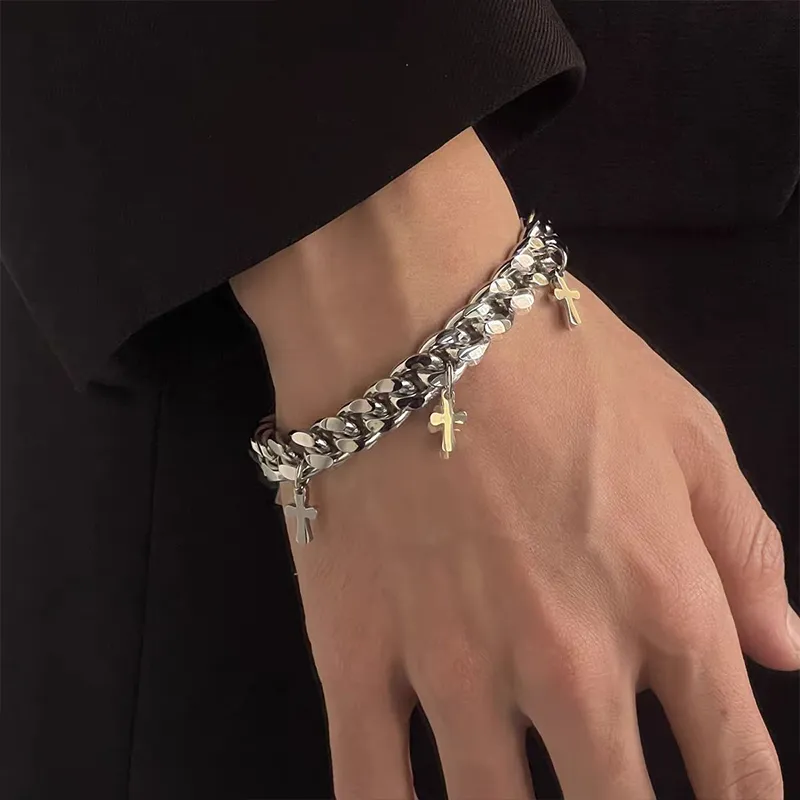 ENFANTIN Titanium Steel Bracelets Unisex-1