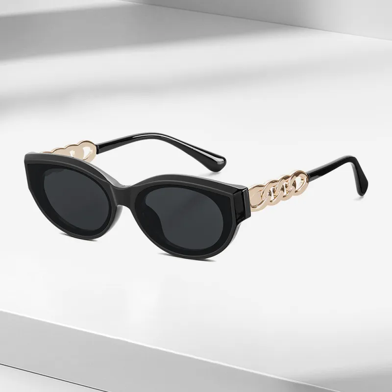 ENFANTIN Alloy Cat Eye Sunglasses Unisex-4
