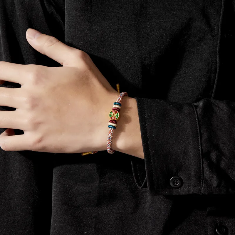 ENFANTIN Copper, Yarn Rope Bracelets Unisex-3
