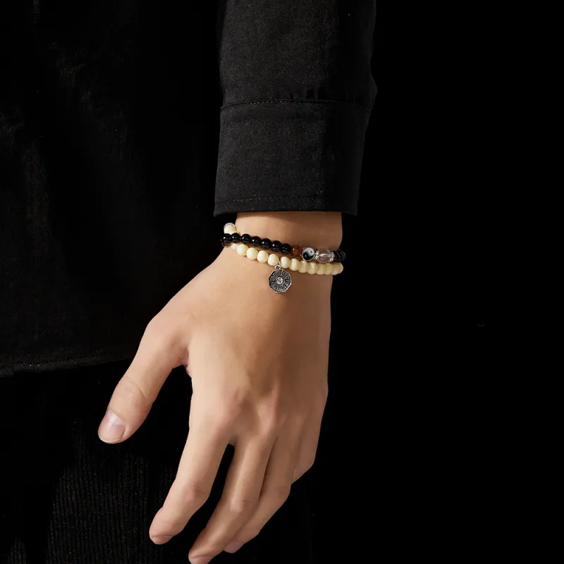 ENFANTIN Glass Alloy Bracelets Unisex-4