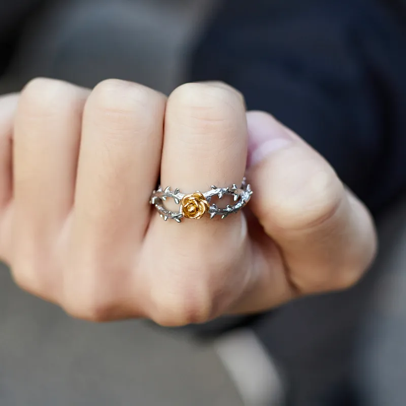 ENFANTIN Titanium Steel Rings Unisex-3
