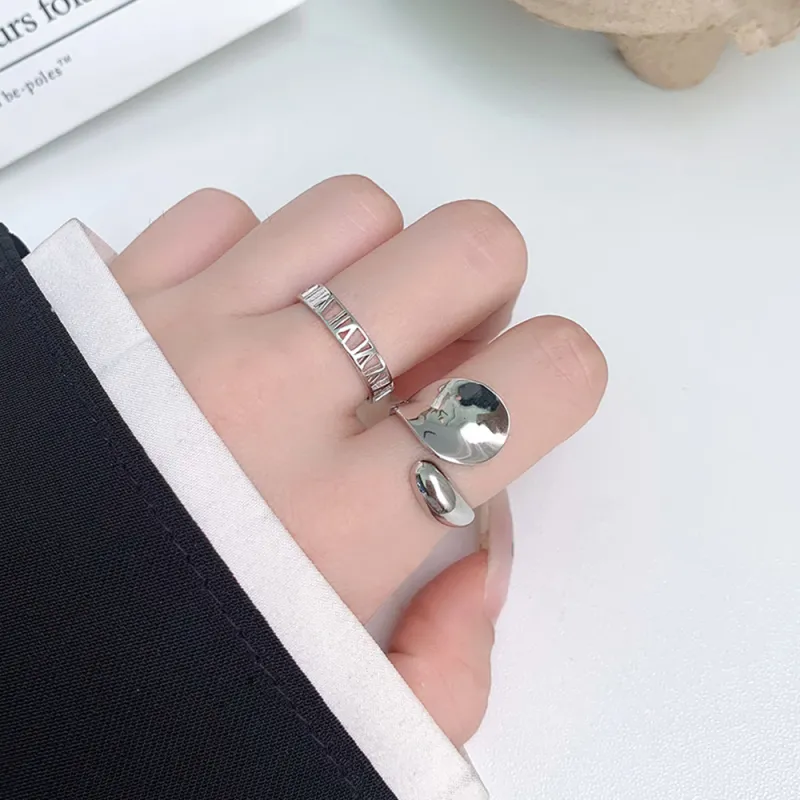 ENFANTIN S925 Silver Rings Unisex-1
