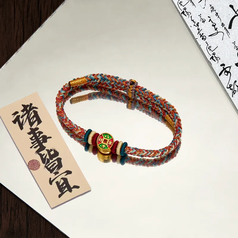 ENFANTIN Copper, Yarn Rope Bracelets Unisex-7