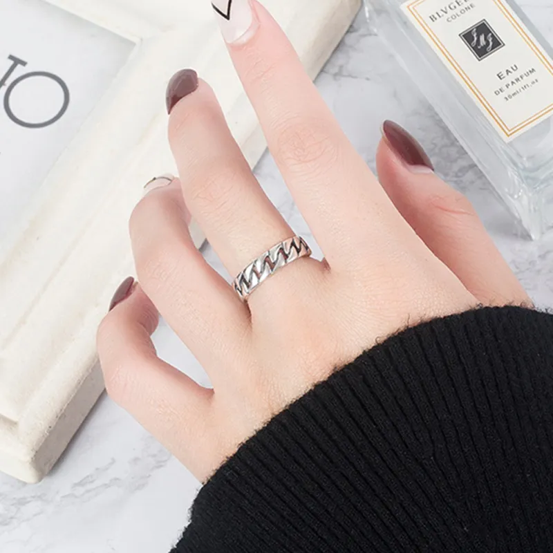 ENFANTIN 925 Sterling Silver Rings Unisex-1