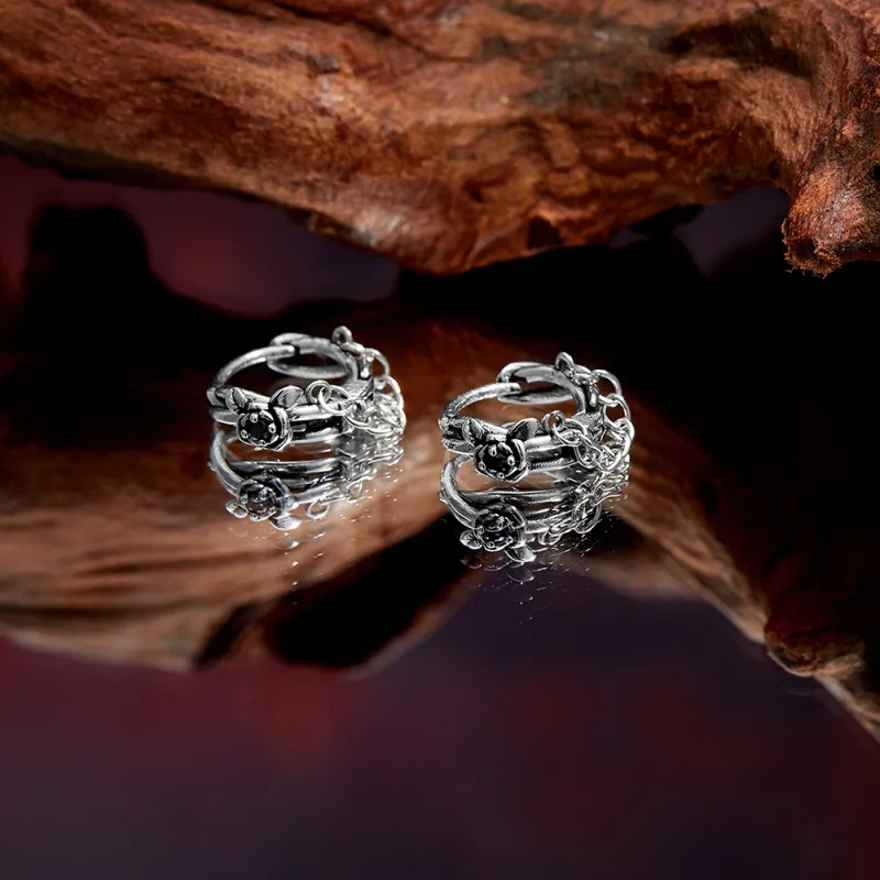 ENFANTIN Titanium Steel Earrings Unisex-4