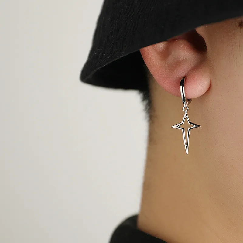 ENFANTIN Titanium Steel Earrings Unisex-5