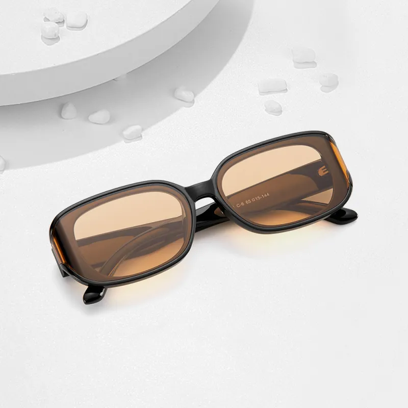 ENFANTIN TR/Memory Plastic Square Sunglasses Unisex-10