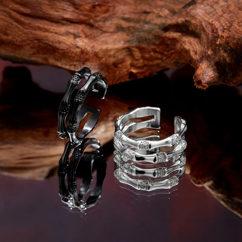 ENFANTIN Titanium Steel Rings Unisex-2