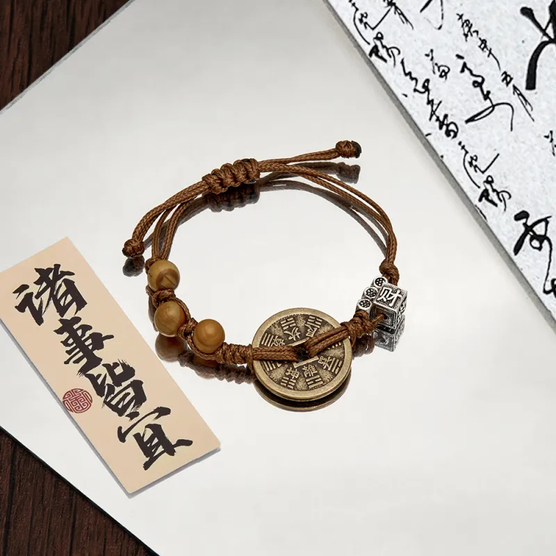 ENFANTIN Alloy, Wooden Bead Bracelets Unisex-5