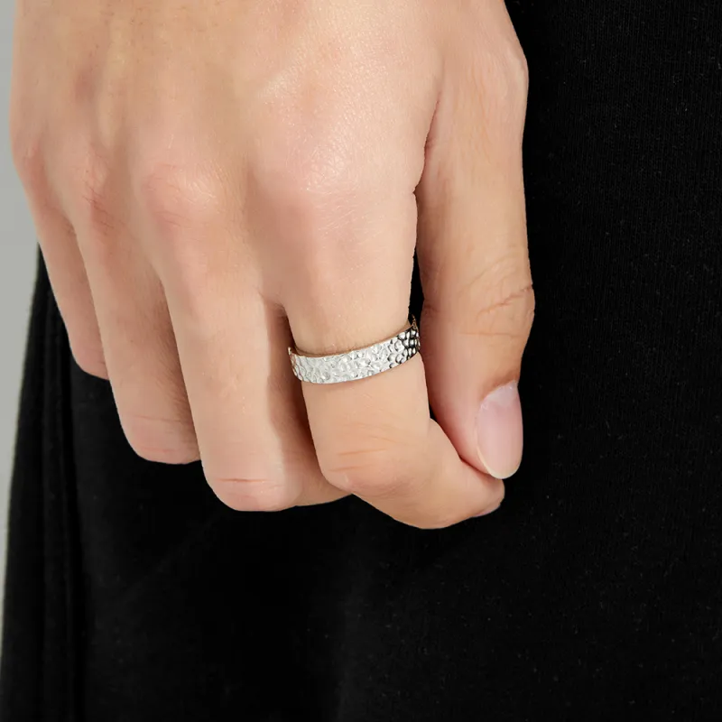 ENFANTIN Titanium Steel Rings Unisex-3