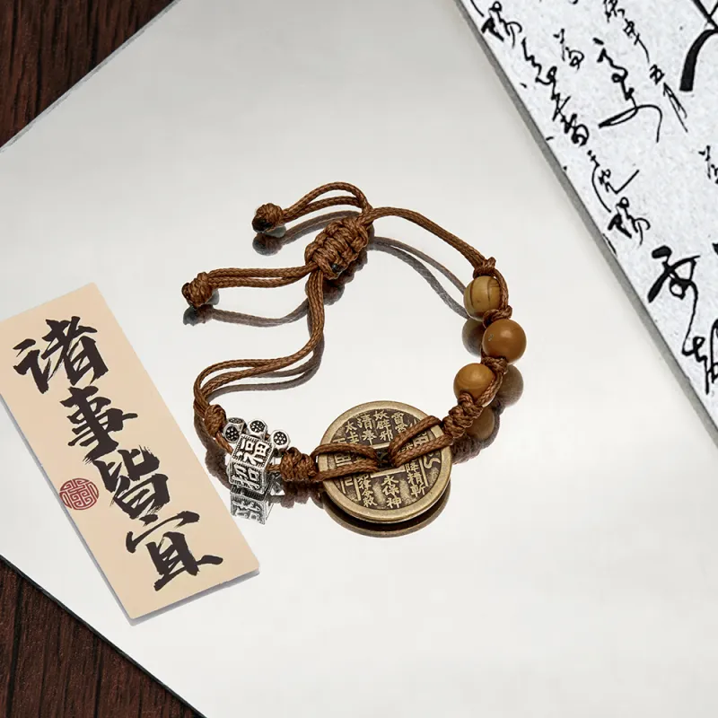 ENFANTIN Alloy, Wooden Bead Bracelets Unisex-6