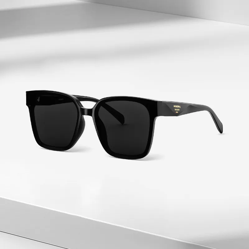 ENFANTIN TR/Memory Plastic Square Sunglasses Unisex-4
