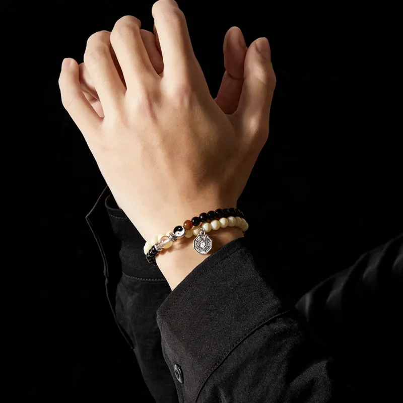 ENFANTIN Glass Alloy Bracelets Unisex-1