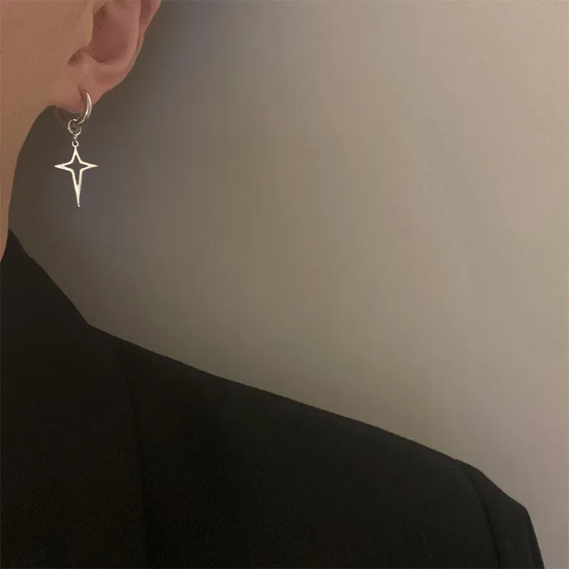 ENFANTIN Titanium Steel Earrings Unisex-6