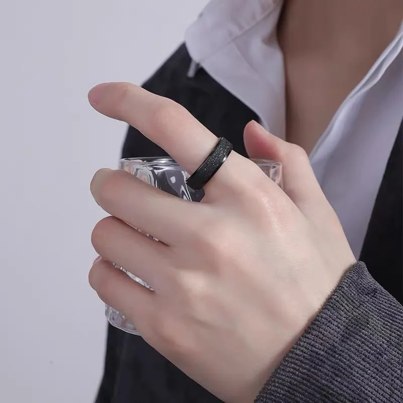 ENFANTIN Titanium Steel Rings Unisex-12