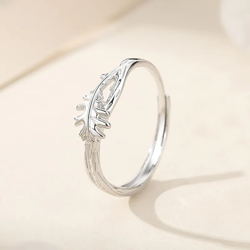 ENFANTIN S925 Silver, White Shell, Synthetic Cubic Zirconia Rings Unisex-6