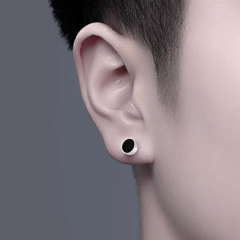 ENFANTIN 999 Fine Silver Stud Earrings Unisex-5