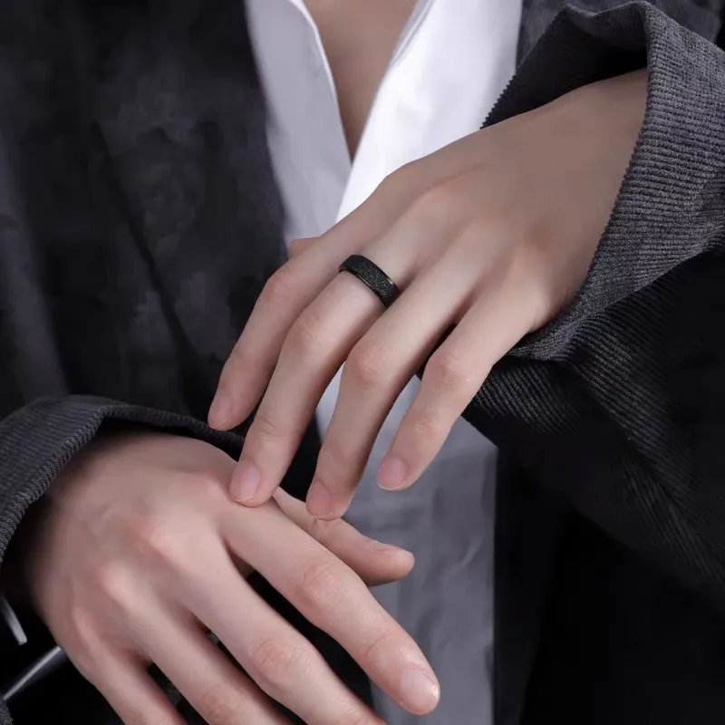ENFANTIN Titanium Steel Rings Unisex-11