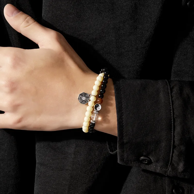 ENFANTIN Glass Alloy Bracelets Unisex-2