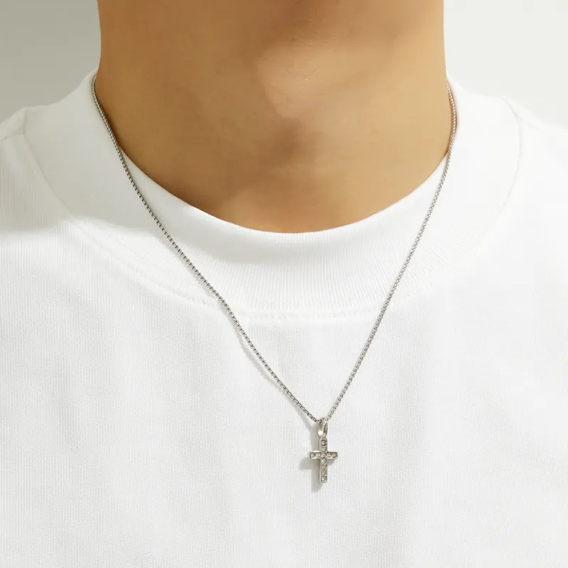 ENFANTIN Titanium Steel Necklaces Unisex-3