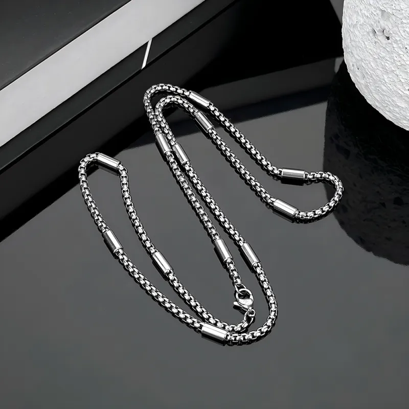 ENFANTIN Titanium Steel Necklaces Unisex-4