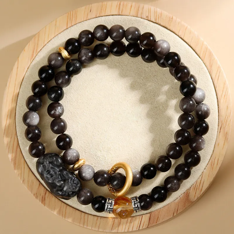 ENFANTIN Obsidian Bracelets Unisex-4