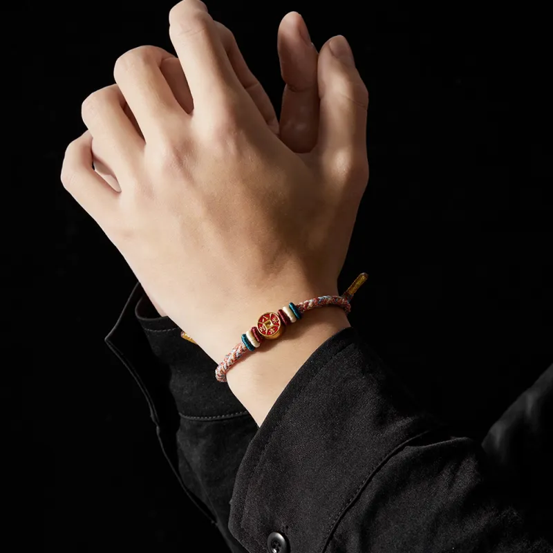 ENFANTIN Copper, Yarn Rope Bracelets Unisex-1