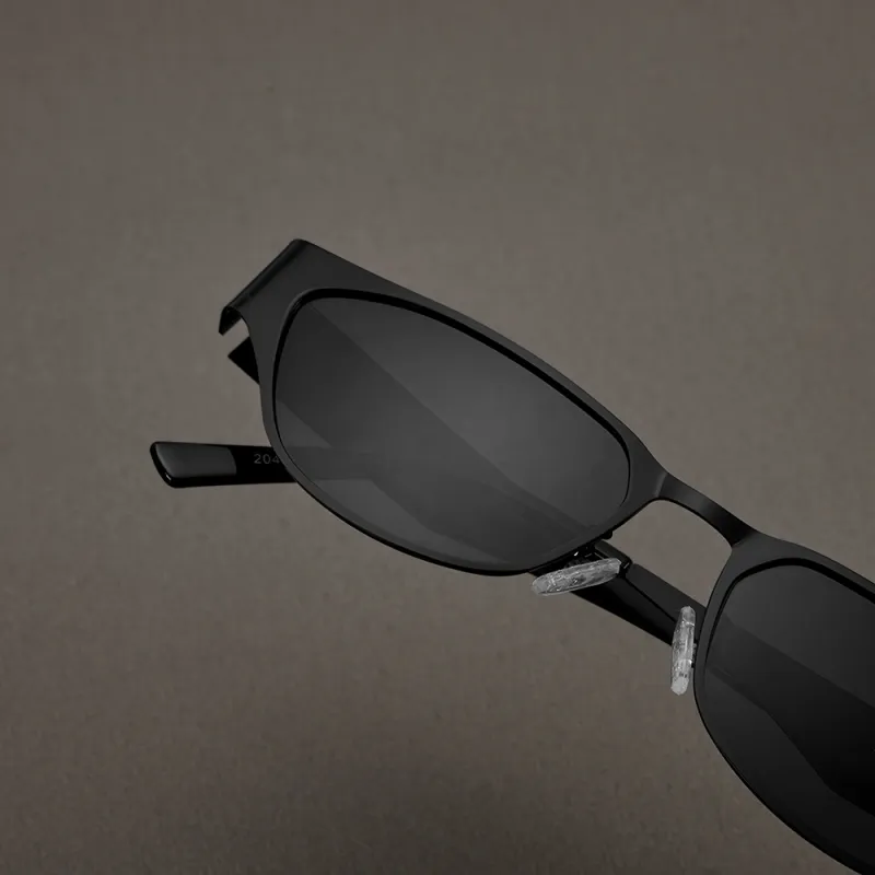 ENFANTIN Metal PC Irregular Shape Sunglasses Unisex-3