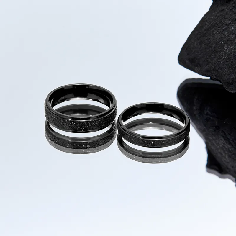 ENFANTIN Titanium Steel Rings Unisex-9