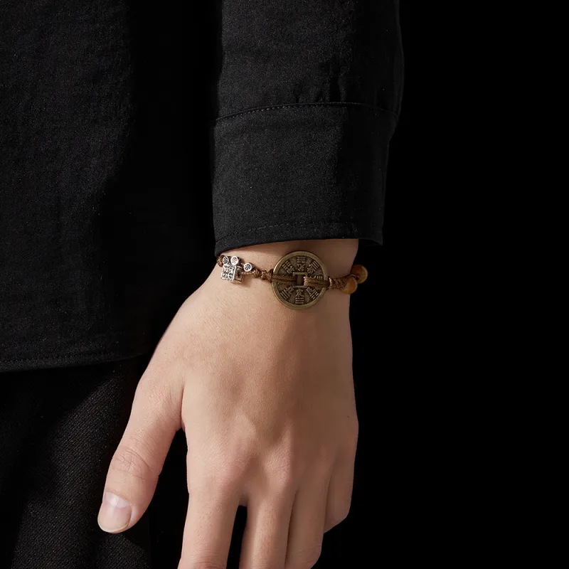 ENFANTIN Alloy, Wooden Bead Bracelets Unisex-3