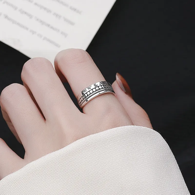 ENFANTIN 925 Sterling Silver Rings Unisex-2