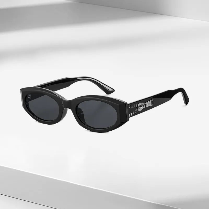 ENFANTIN TR/Memory Plastic Cat Eye Sunglasses Unisex-4