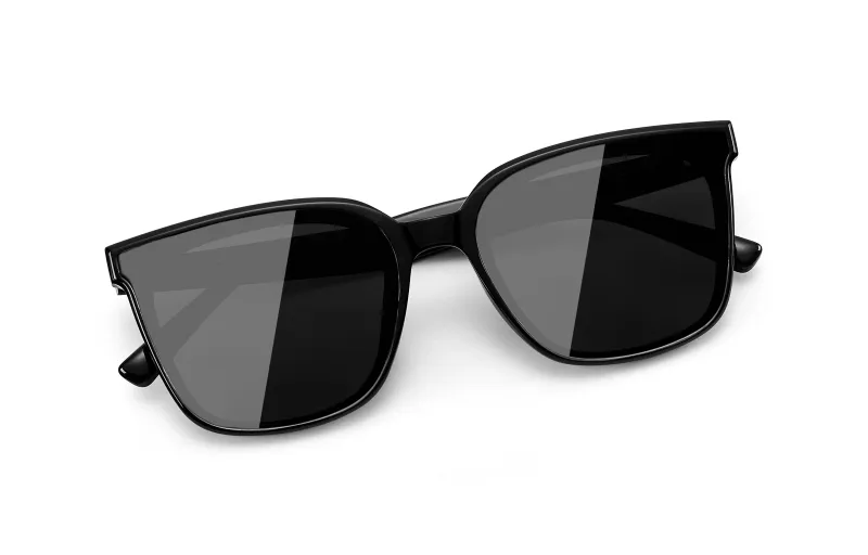 ENFANTIN TR/Memory Plastic Square Sunglasses Unisex-1
