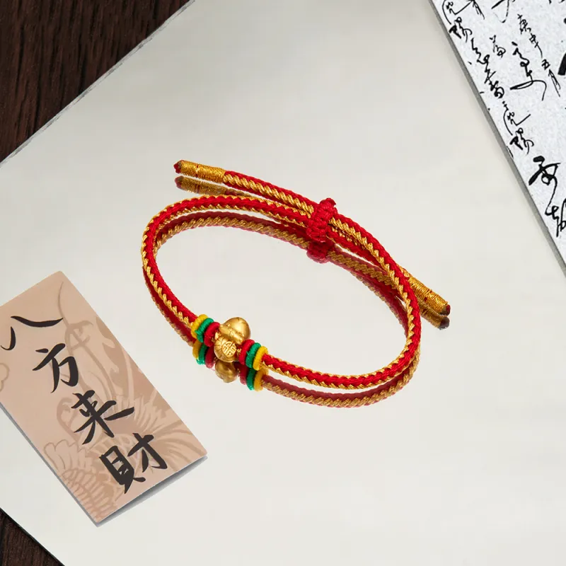 ENFANTIN Braided Rope Alloy Rope Bracelets Unisex-3