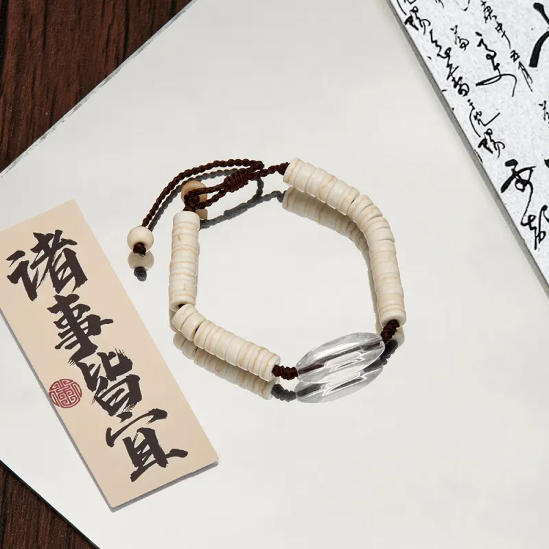 ENFANTIN Shell Pearl Rope Bracelets Unisex-3