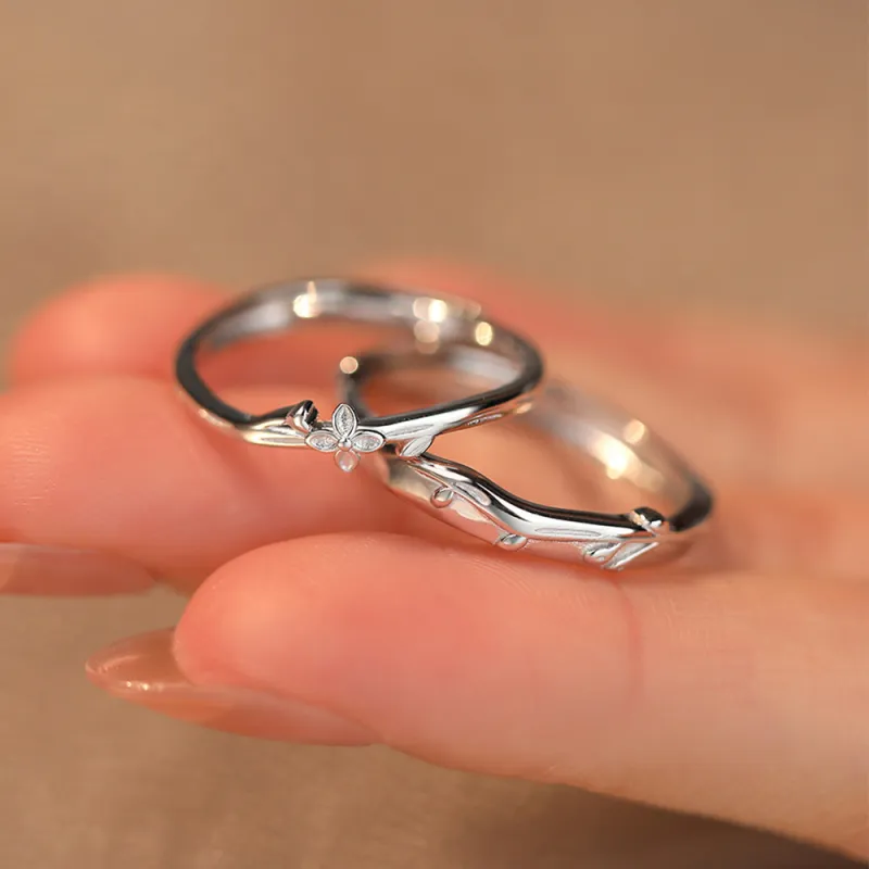 ENFANTIN S999 Fine Silver Rings Unisex-5