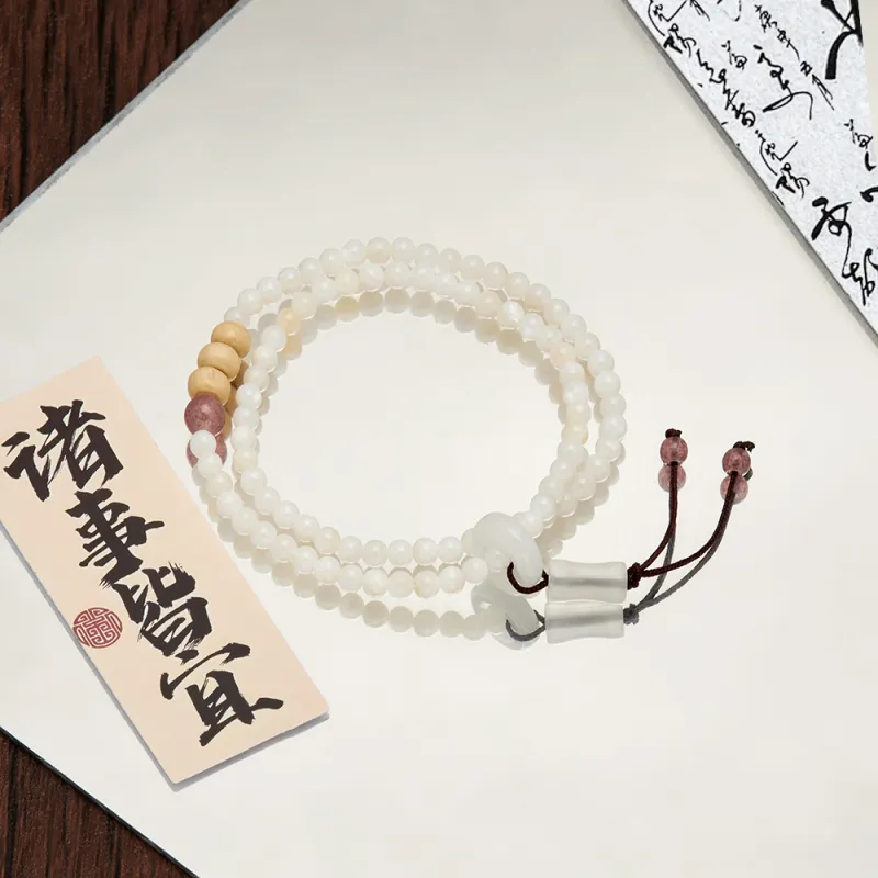 ENFANTIN Shell Pearl Bracelets Unisex-3