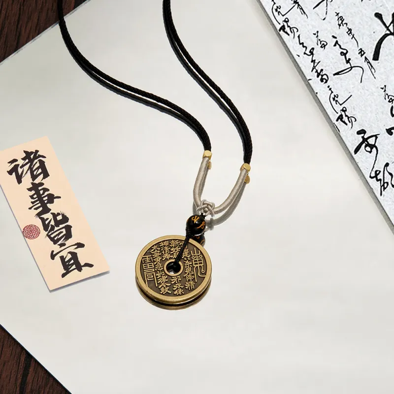 ENFANTIN Copper Woven Rope Necklaces Unisex-6