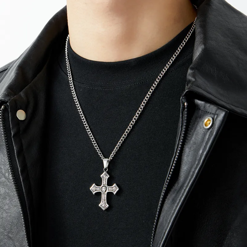 ENFANTIN Titanium Steel Necklaces Unisex-4