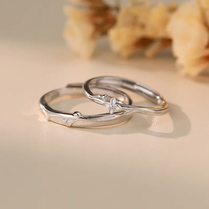 ENFANTIN S999 Fine Silver Rings Unisex-4