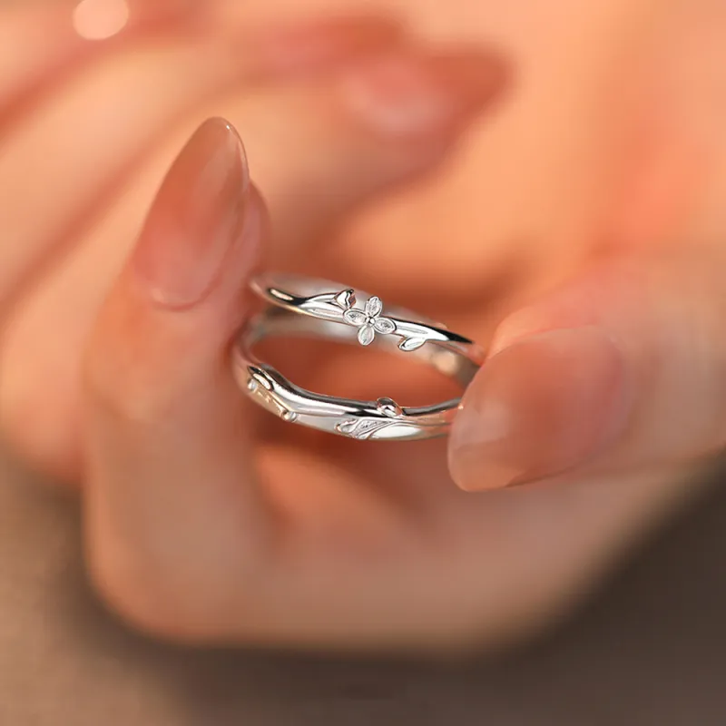 ENFANTIN S999 Fine Silver Rings Unisex-6