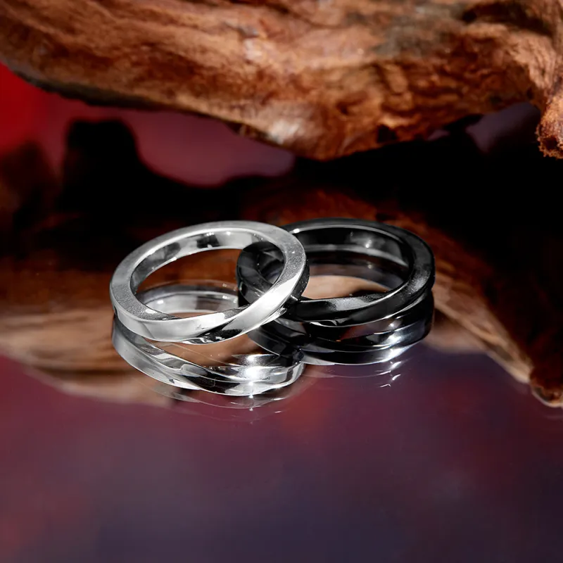 ENFANTIN Stainless Steel Rings Unisex-4